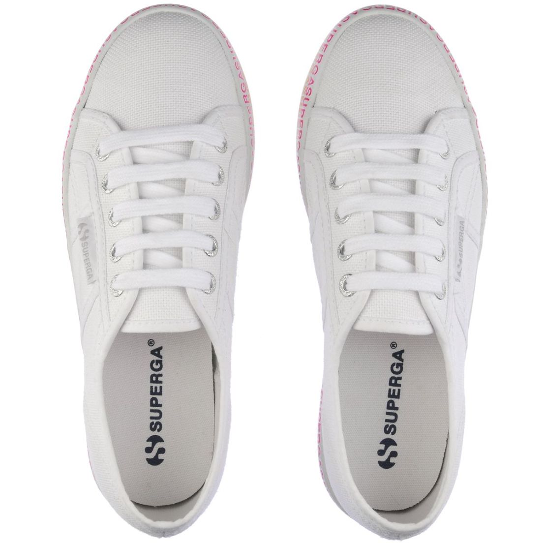 Superga discount plataforma letras