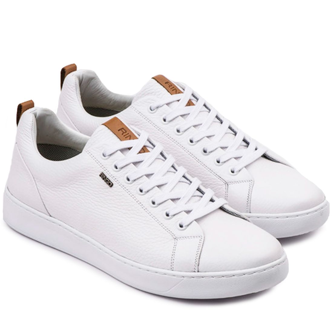 Zapatillas Urbanas De Cuero Hombre Ringo Bay Cosidas Suela